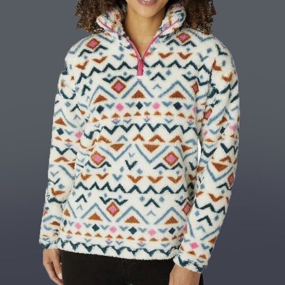 Eddie Bauer Aztec Fleece - Picture 1 of 10